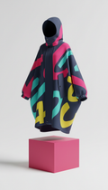 Neon Dusk Oversized Hooded Parka